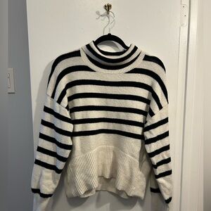 Striped Black and White Sweater